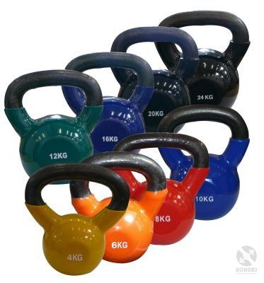 vinyl coated kettlebell