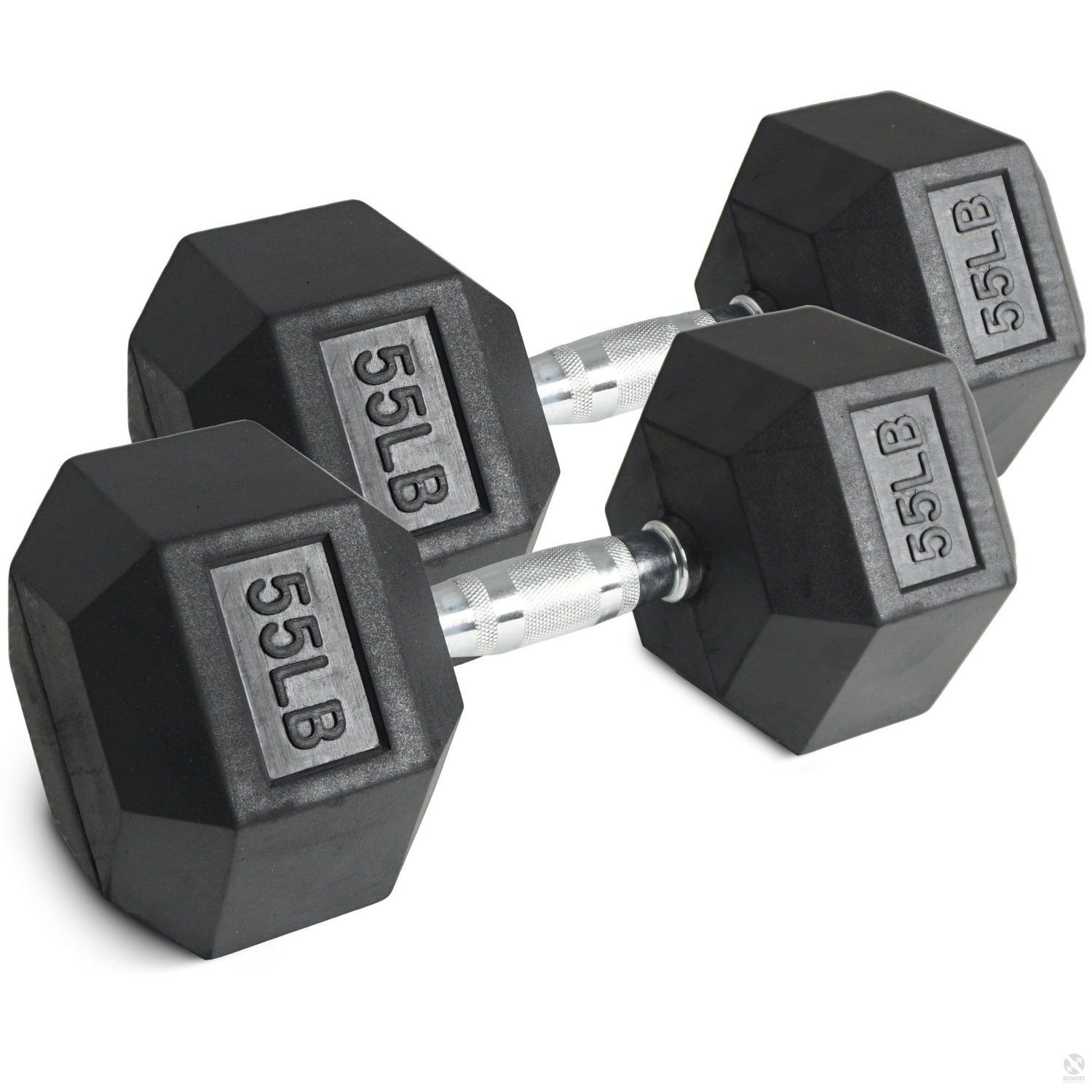 rubber hex dumbbell