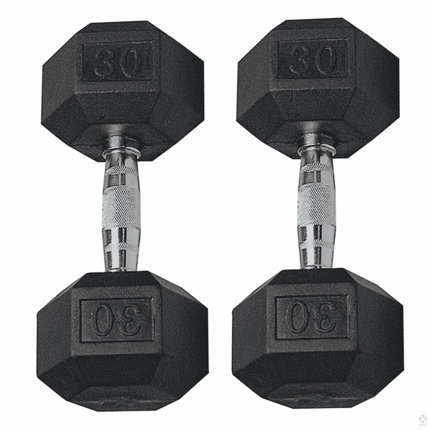 rubber hex dumbbell