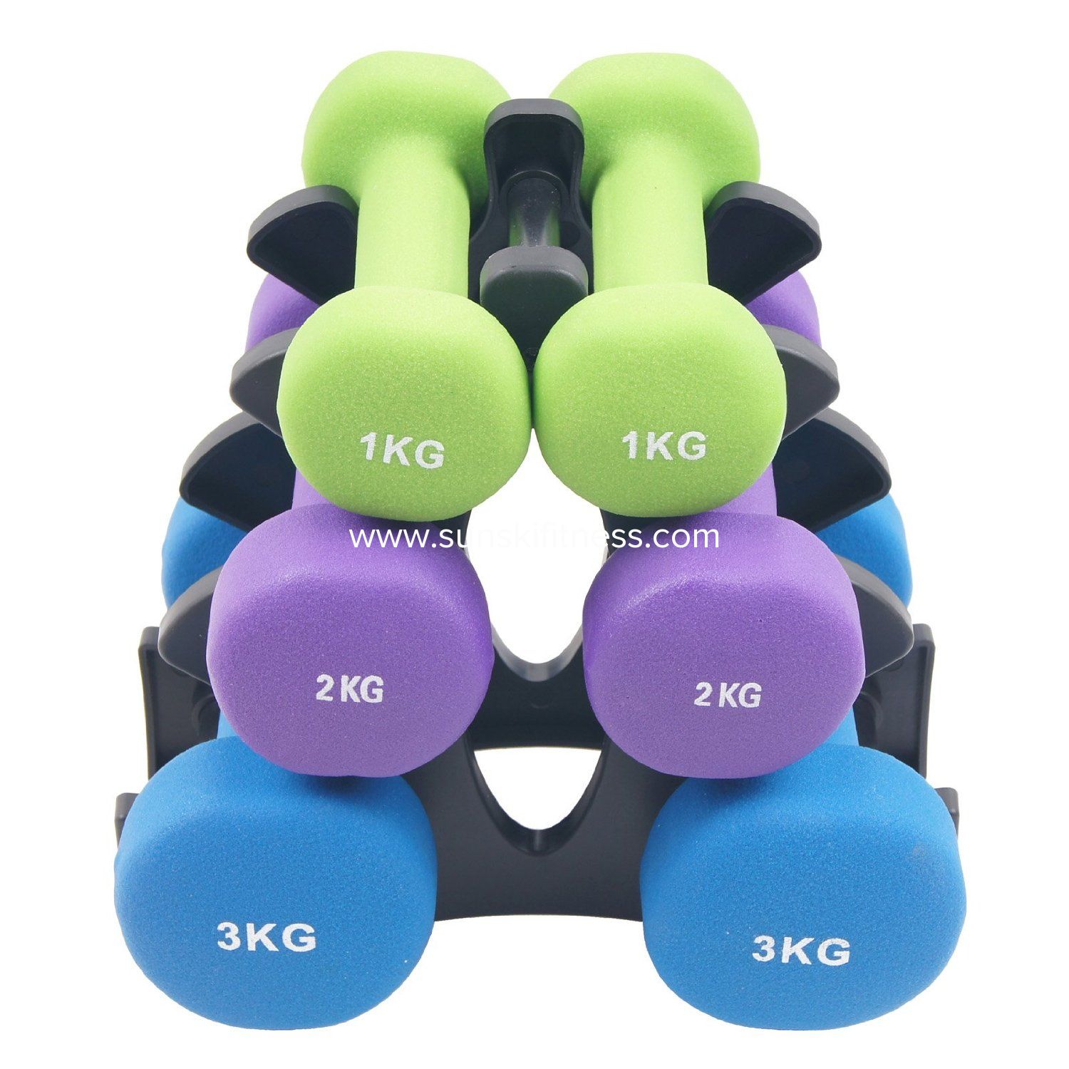 Neoprene dumbbell