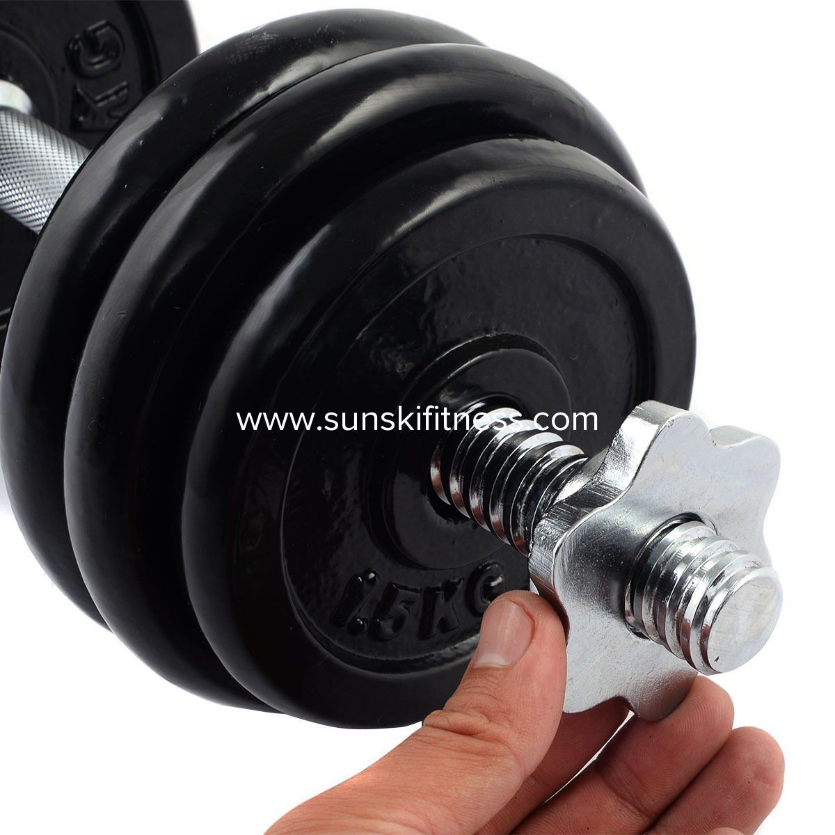 10kg paint dumbbell set