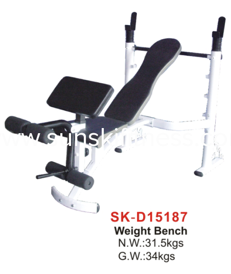 Weight lifting bench