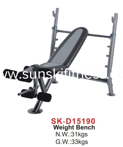 Weight lifting bench