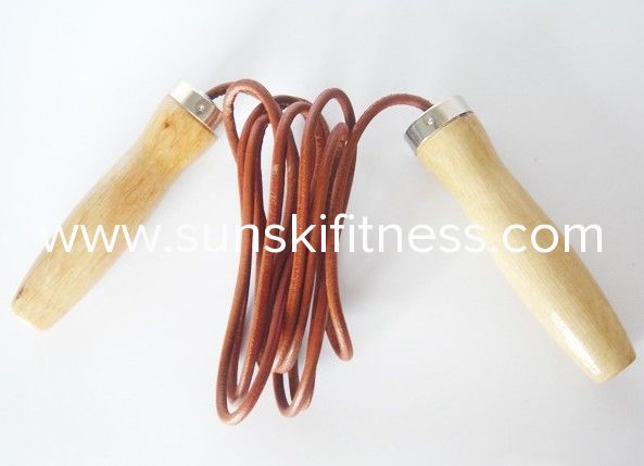 Leather jump rope