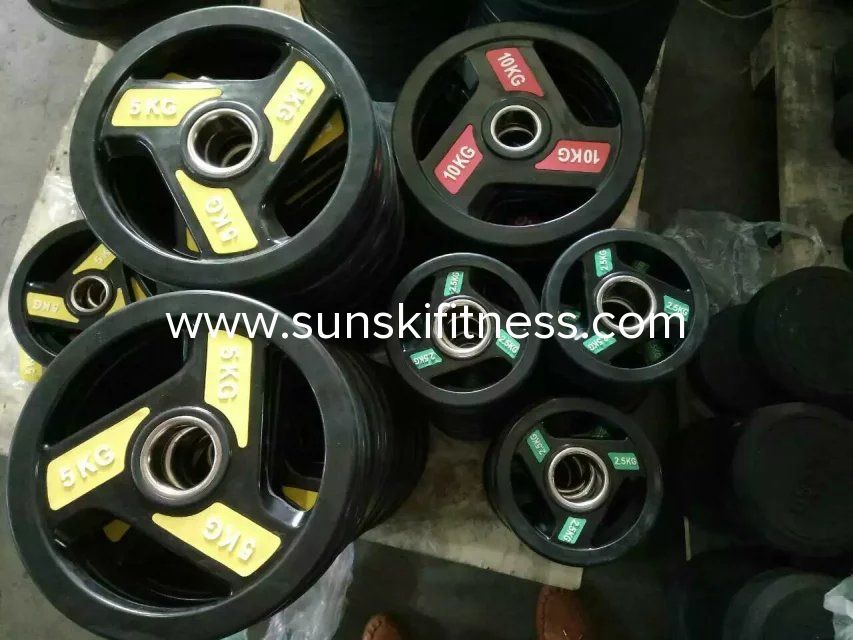 Rubber weight plate